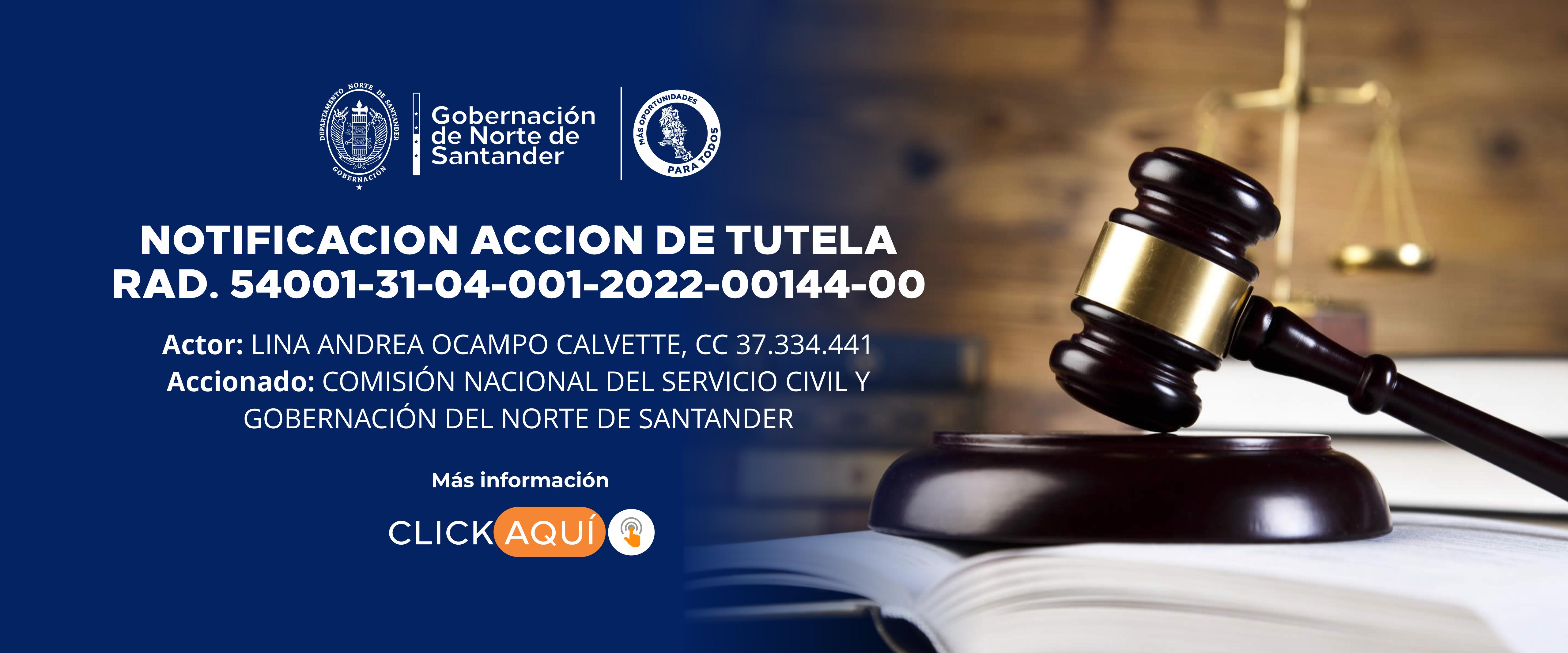 Enlace que lleva al documento 'Fallo Acción de Tutela No. 54001-31-04-001-2022-00144-00'