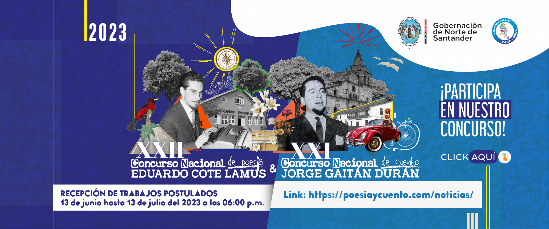 Banner Concurso Nacional de Poesía