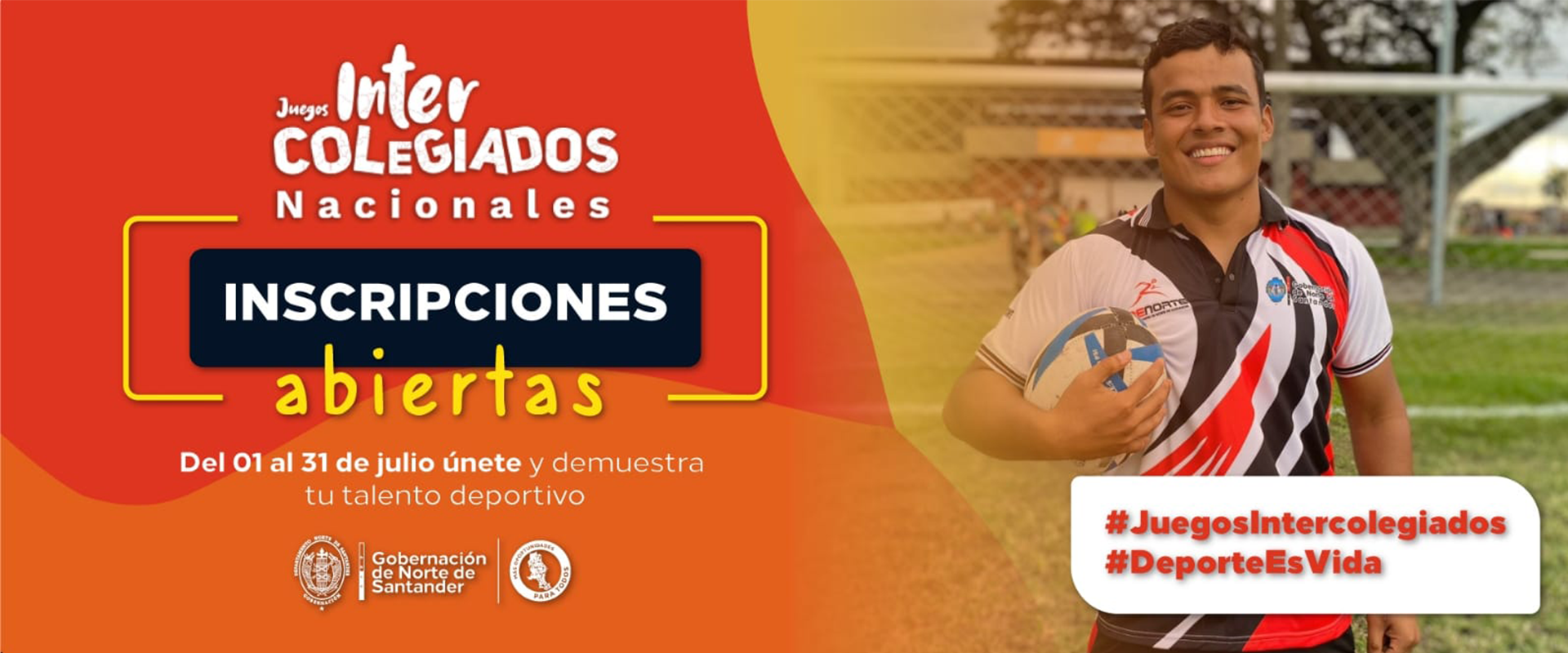 Banner Inscripción Intercolegiados INDENORTE