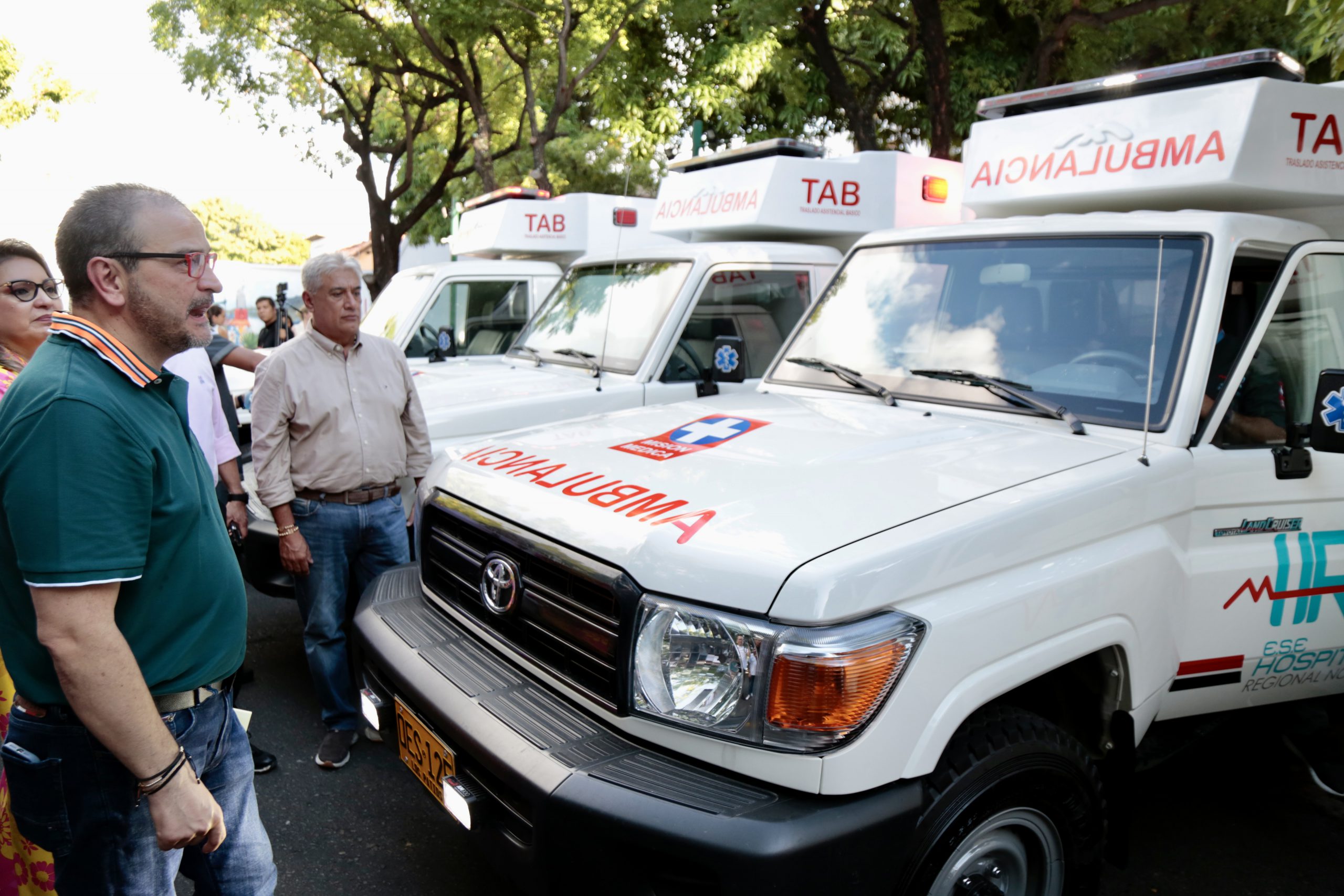 Gobernación entregó ambulancias para fortalece la Salud en  Norte de Santander