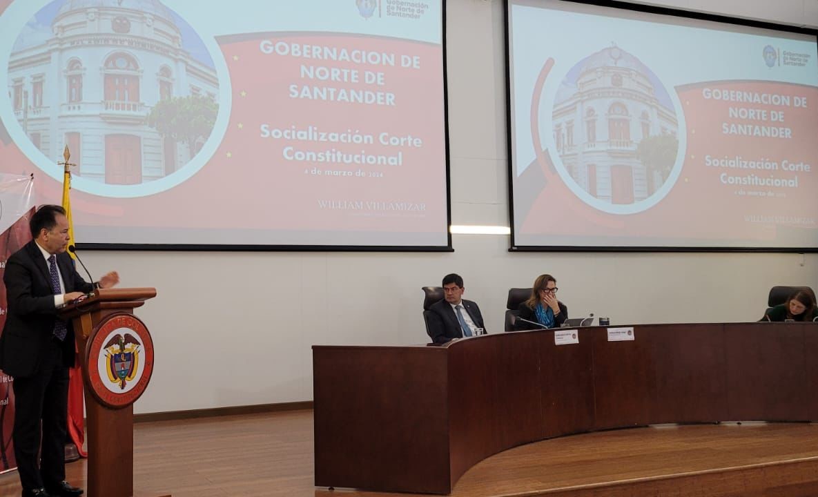 Gobernador propuso a la Corte Constitucional un enfoque diferencial en la atención a las víctimas de Norte de Santander