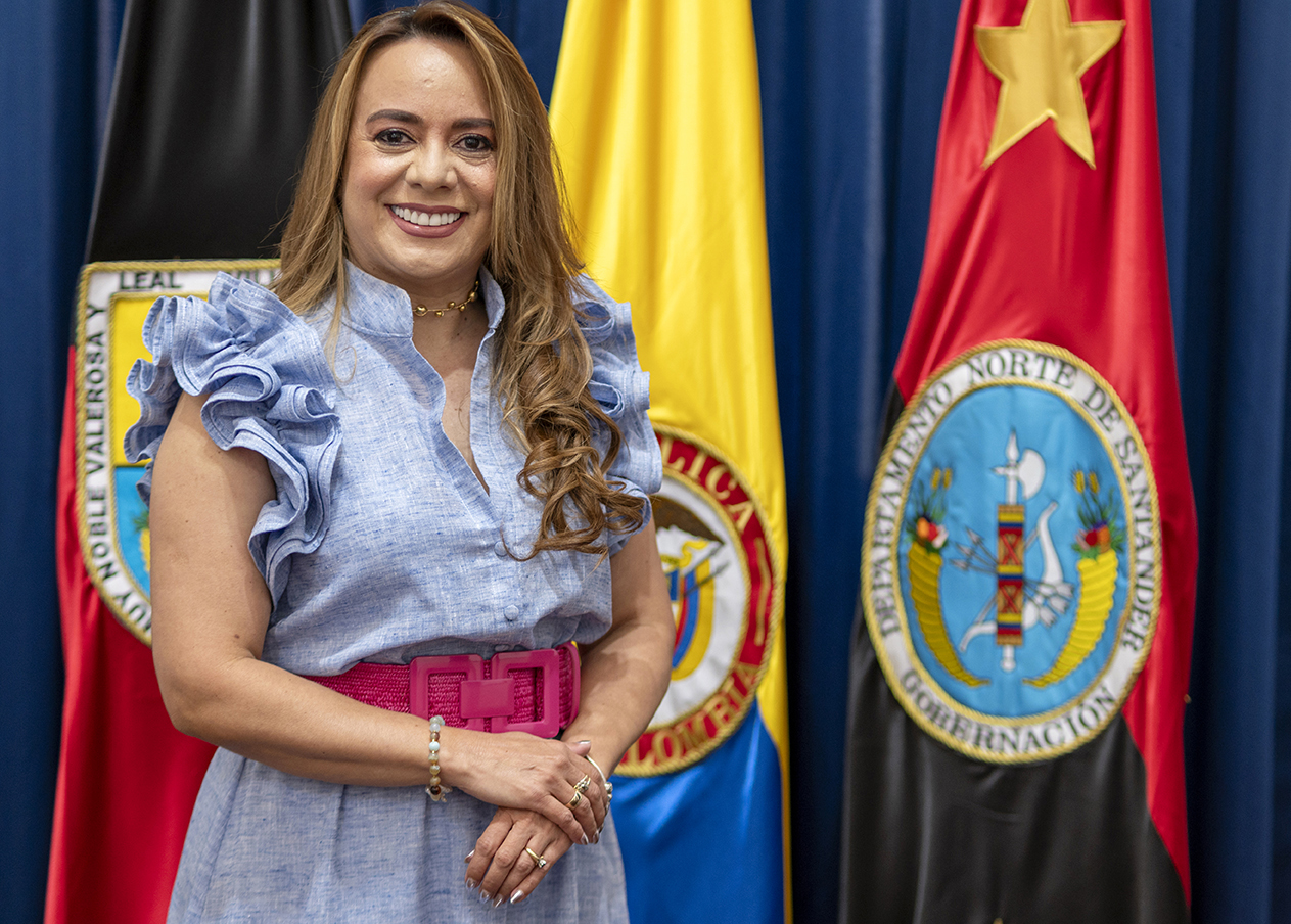 Imagen de perfil de la directora del ESE Suroriental (Chinácota), Katherine Calabro Galvis