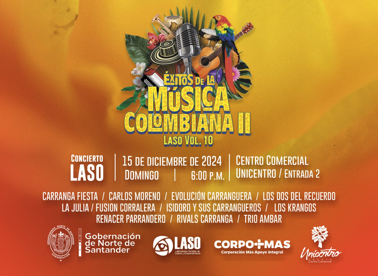 Un homenaje a la música colombiana: Concierto LASO 2024