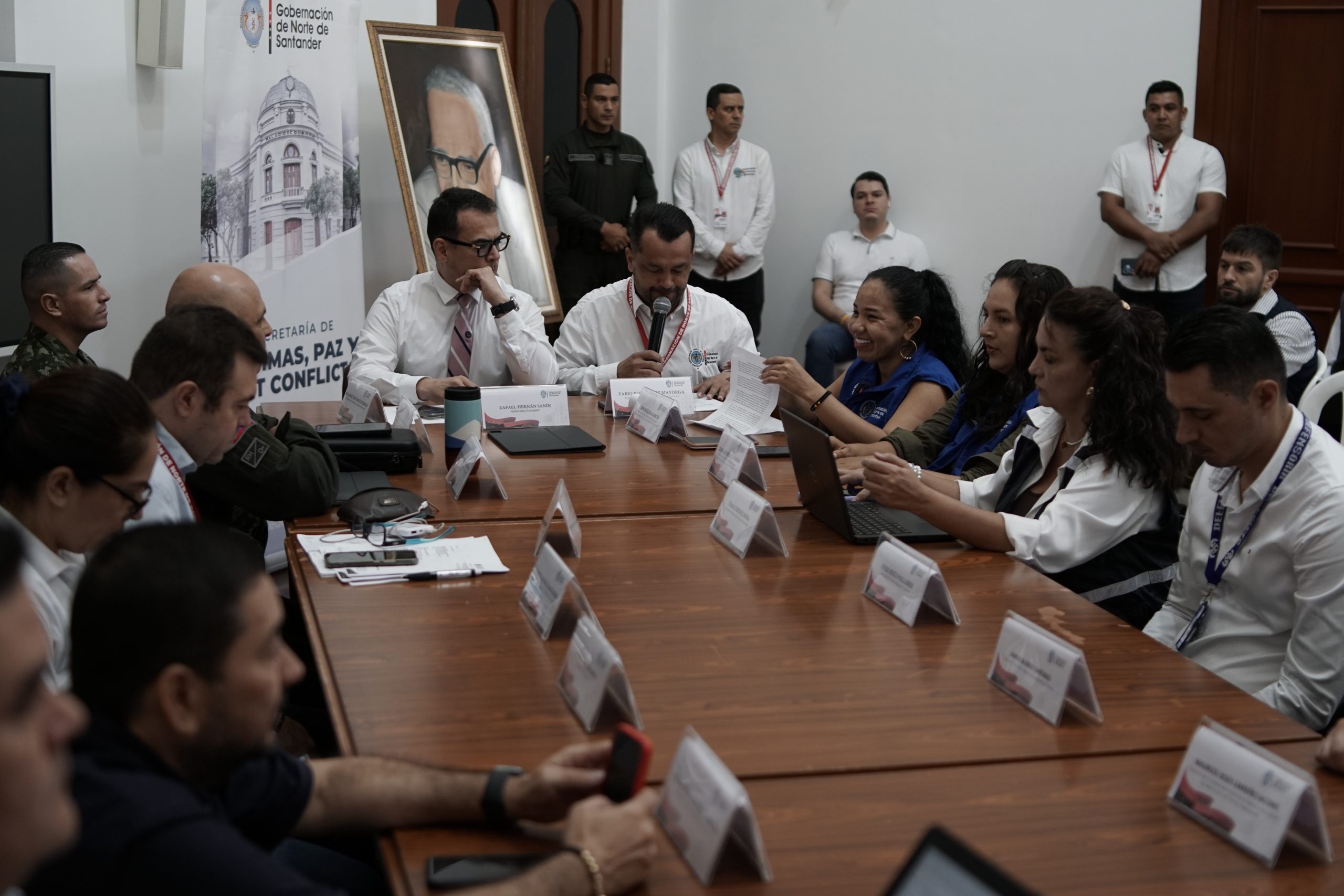 Gobernación lideró reunión interinstitucional en seguimiento a crisis del Catatumbo