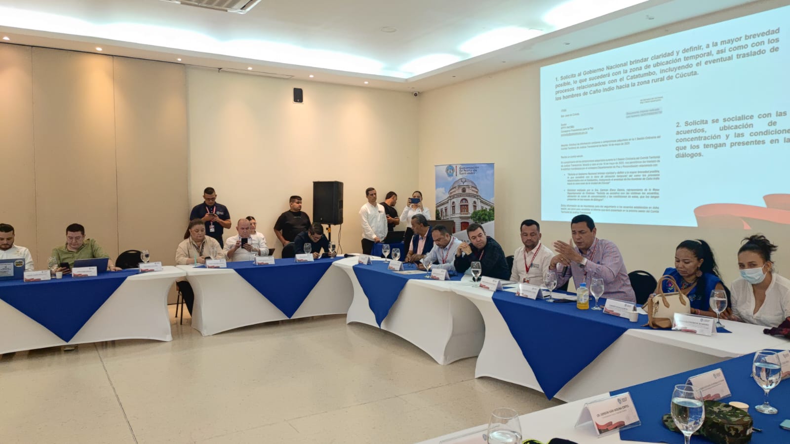 Se realizó la tercera sesión del Comité de Justicia Transicional
