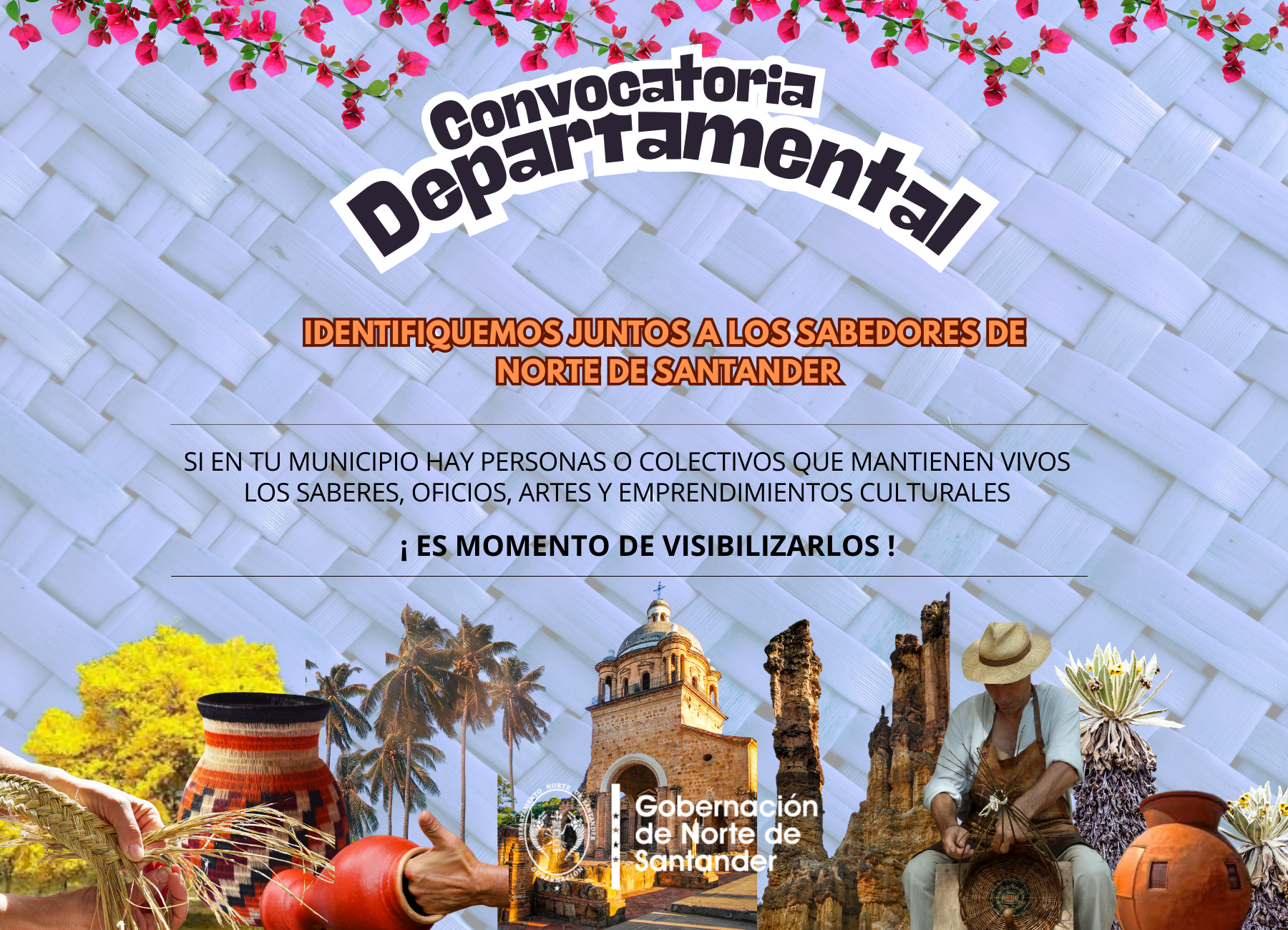 Gobernación abre convocatoria para caracterizar saberes, oficios y artes tradicionales en Norte de Santander