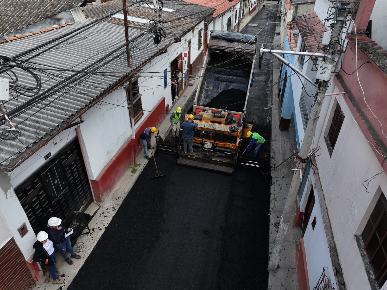 Gobernación dio inicio a las obras para recuperar la malla vial urbana de Pamplona
