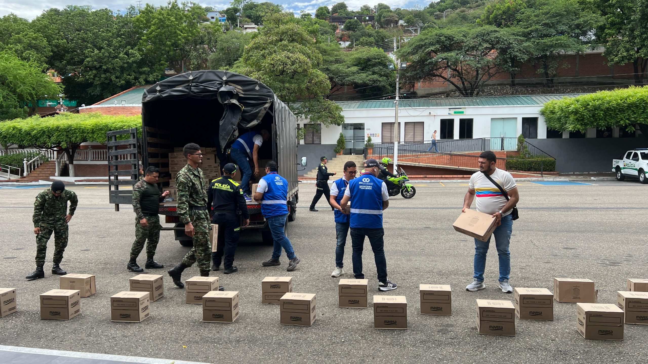 Operativo conjunto en Norte de Santander deja incautación millonaria de contrabando
