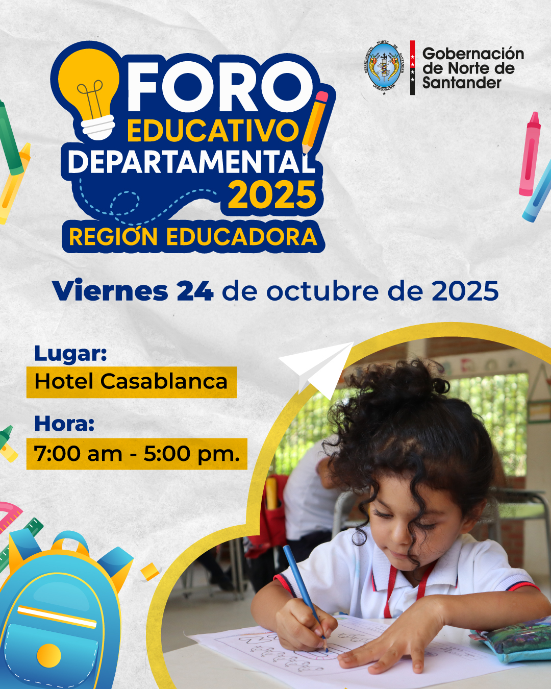 Se aproxima el Foro Educativo de Norte de Santander 2025