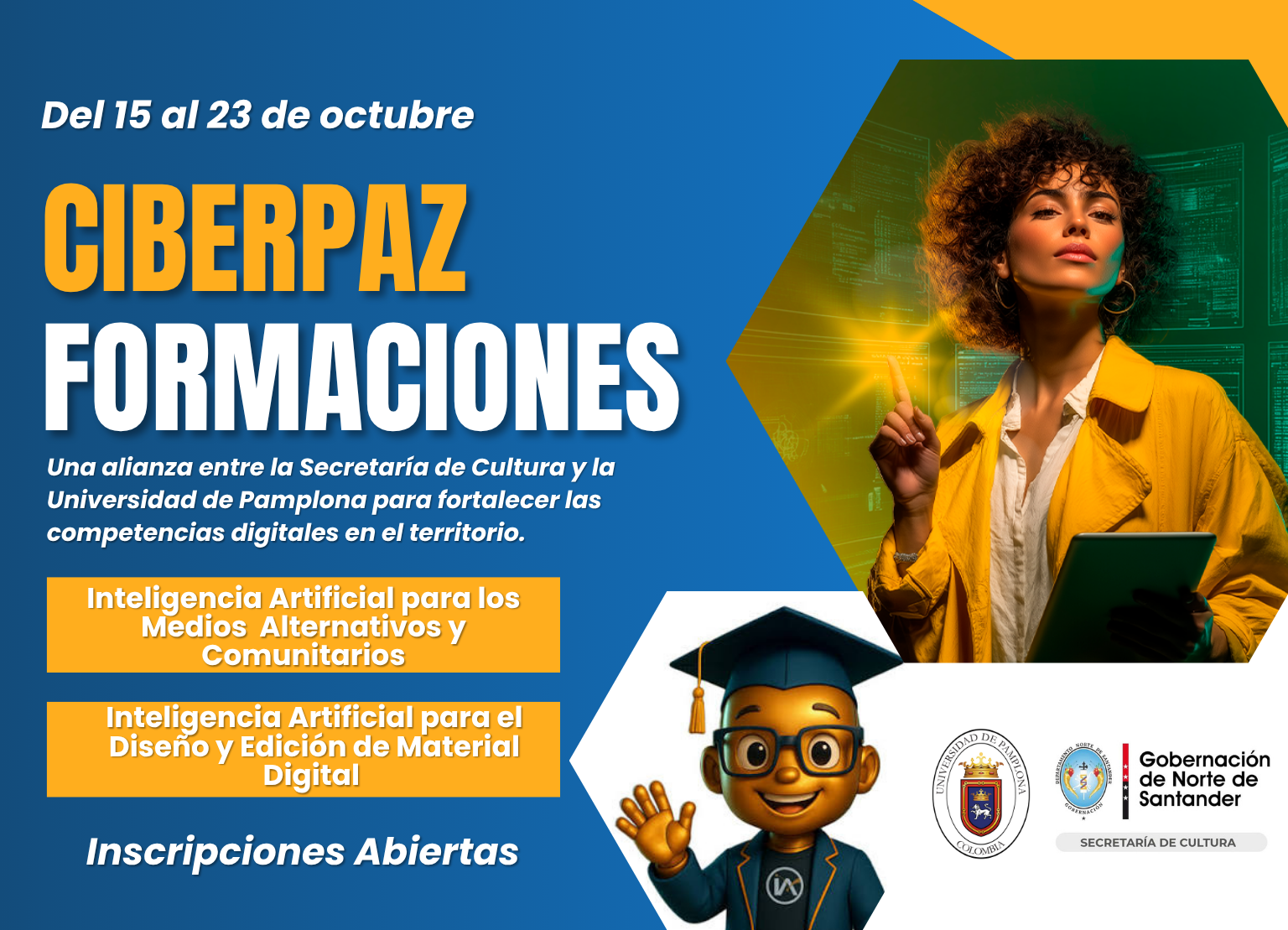 CIBERPAZ Formaciones: capacitaciones gratuitas en inteligencia artificial