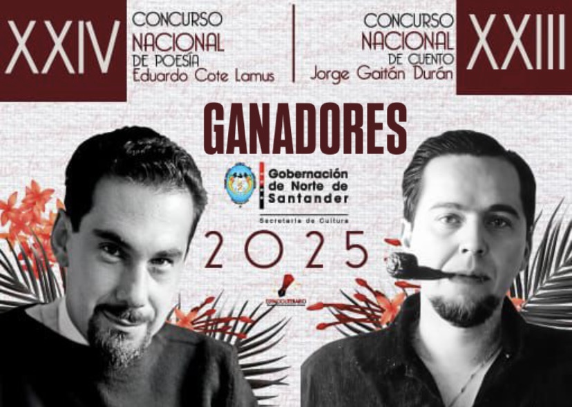 Obras definidas como ganadoras en concursos de poesía y cuento