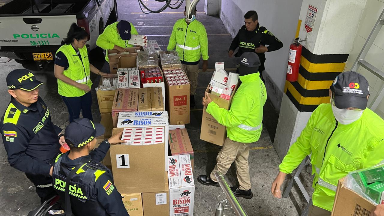 Incautan 39.500 cajetillas de cigarrillos de contrabando en operativo interinstitucional