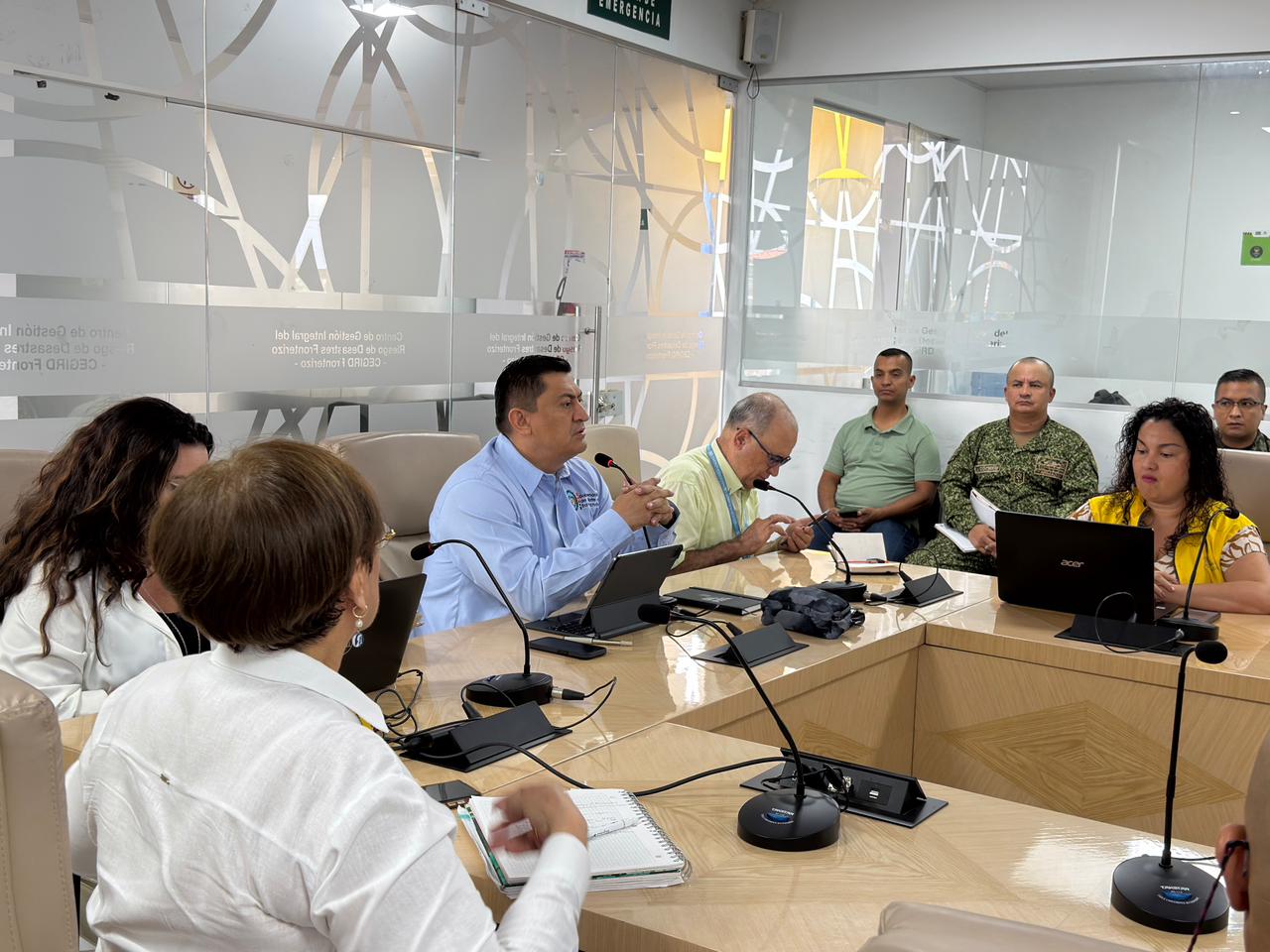 Gobernación refuerza acciones institucionales para garantizar la seguridad en El Carmen