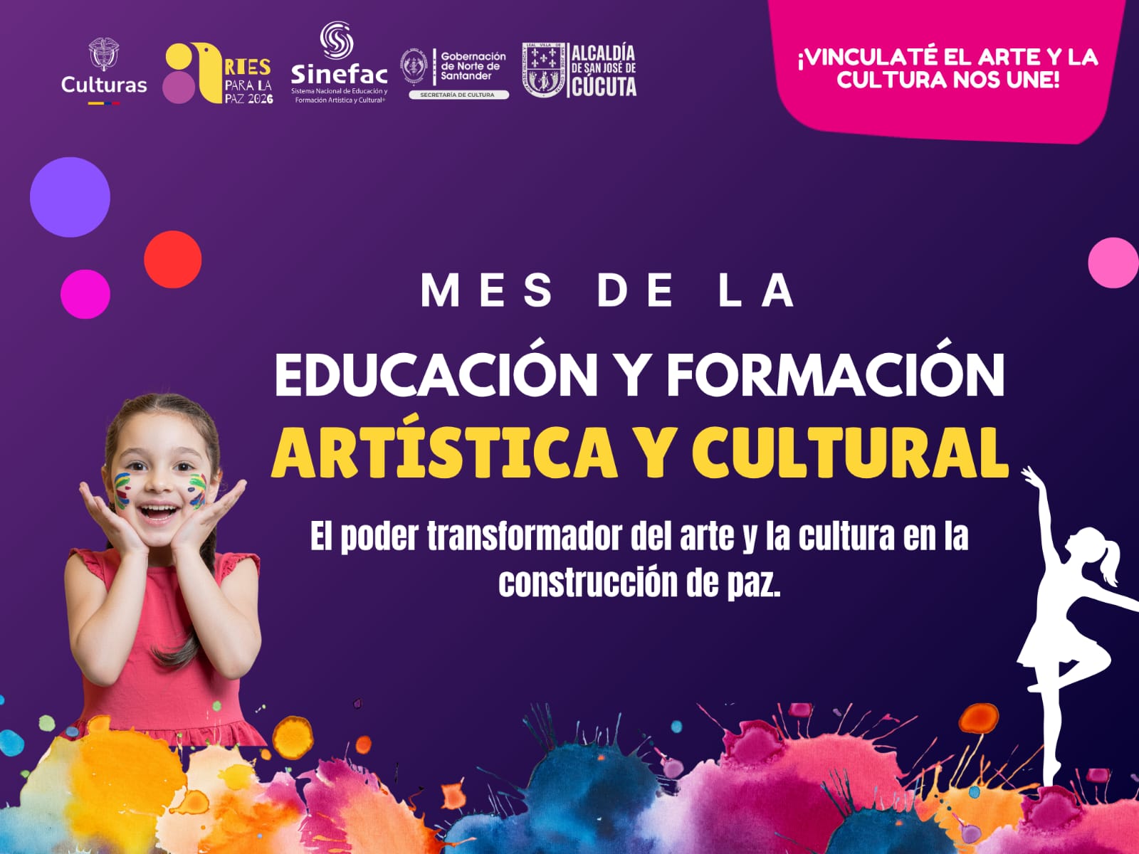 Norte de Santander celebra el Mes de la Educación y Formación Artística y Cultural