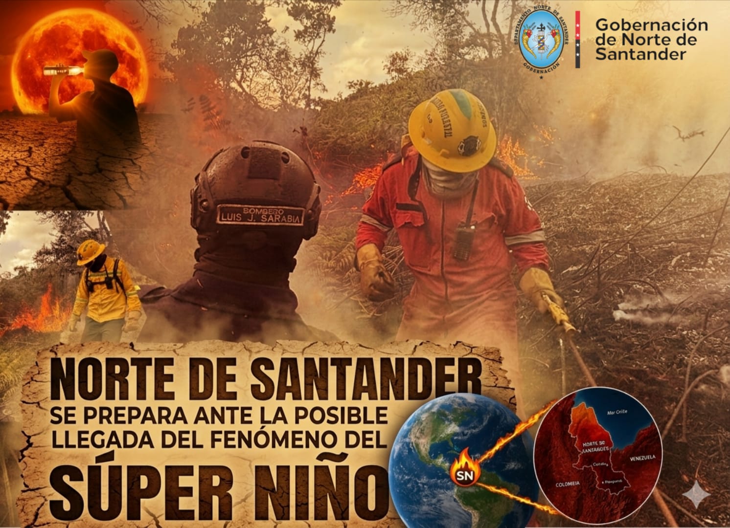 Norte de Santander activa plan preventivo ante los posibles efectos del Fenómeno de El Súper Niño