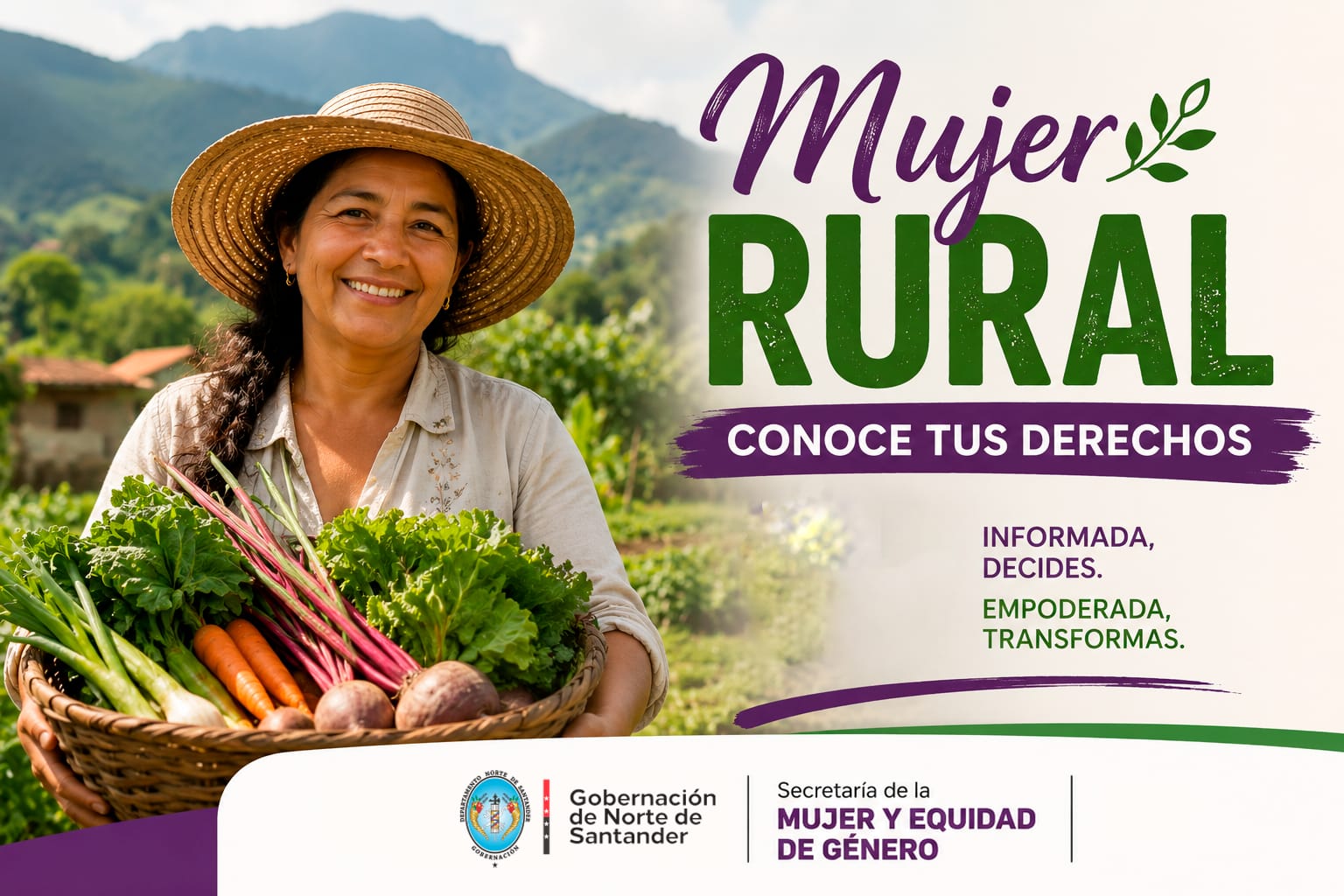 Mujeres rurales cuentan con nueva guía para conocer y ejercer sus derechos