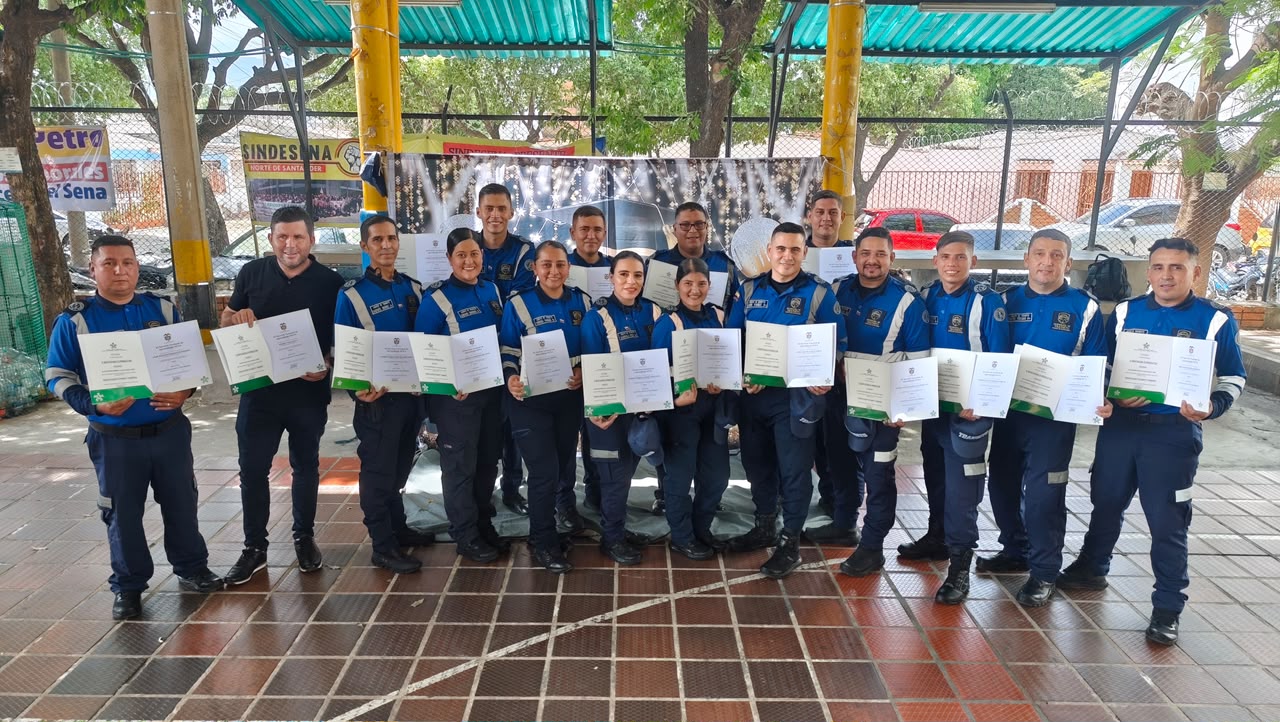 Norte de Santander forma nuevos Técnicos en Agentes de Tránsito y Transporte