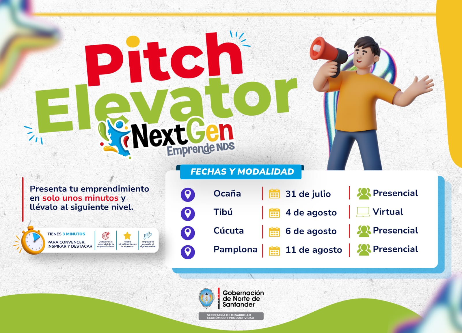 Jóvenes emprendedores fortalecerán sus modelos de negocio con Pitch Elevator