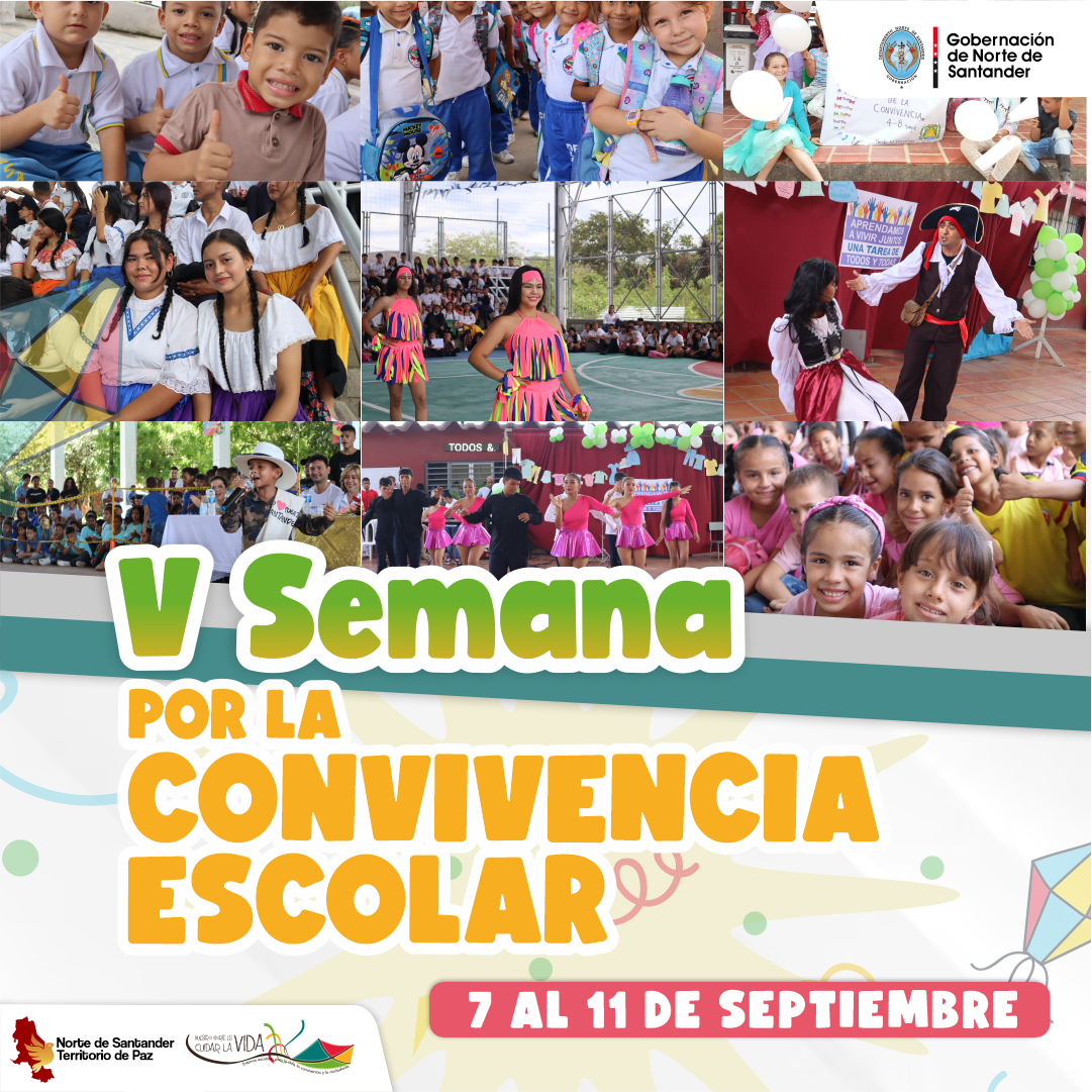 Colegios oficiales tendrán una semana dedicada a la convivencia escolar
