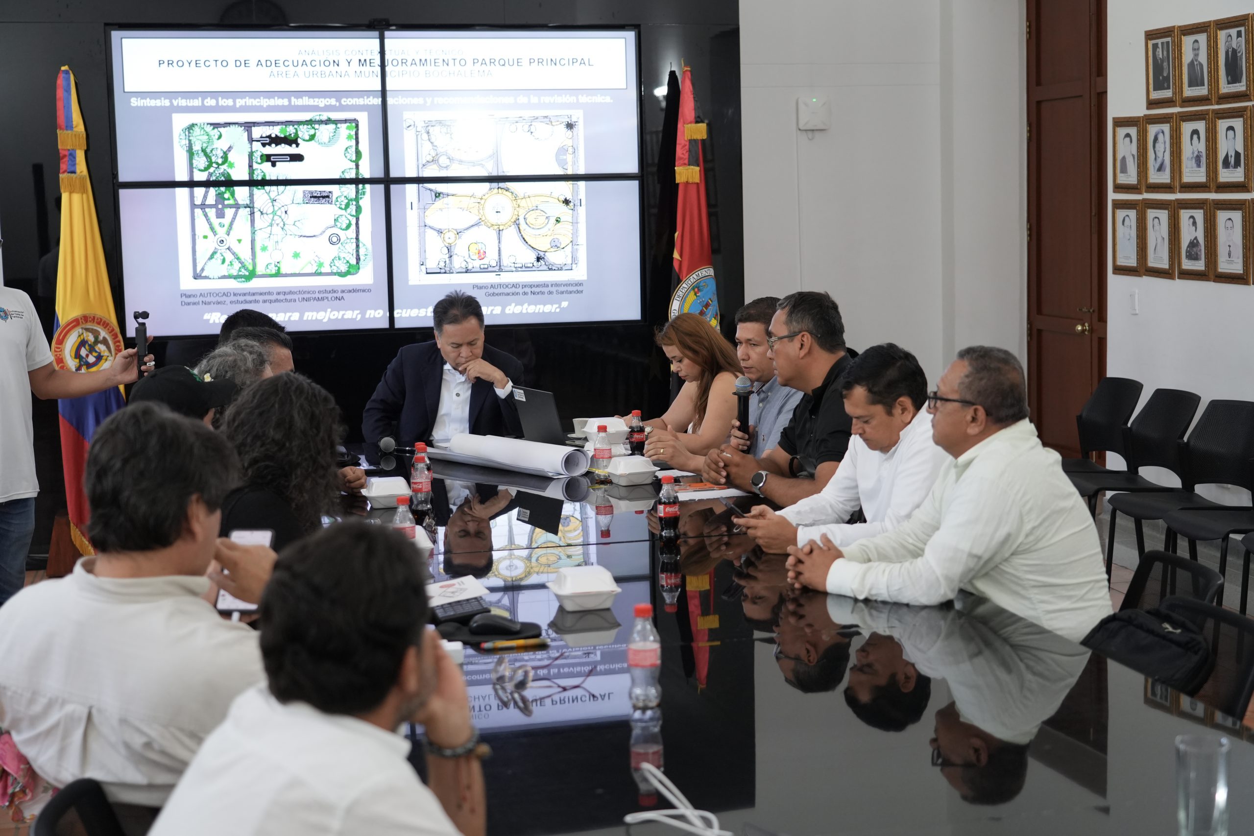 Acuerdan ajustes para destrabar obras del parque de Bochalema