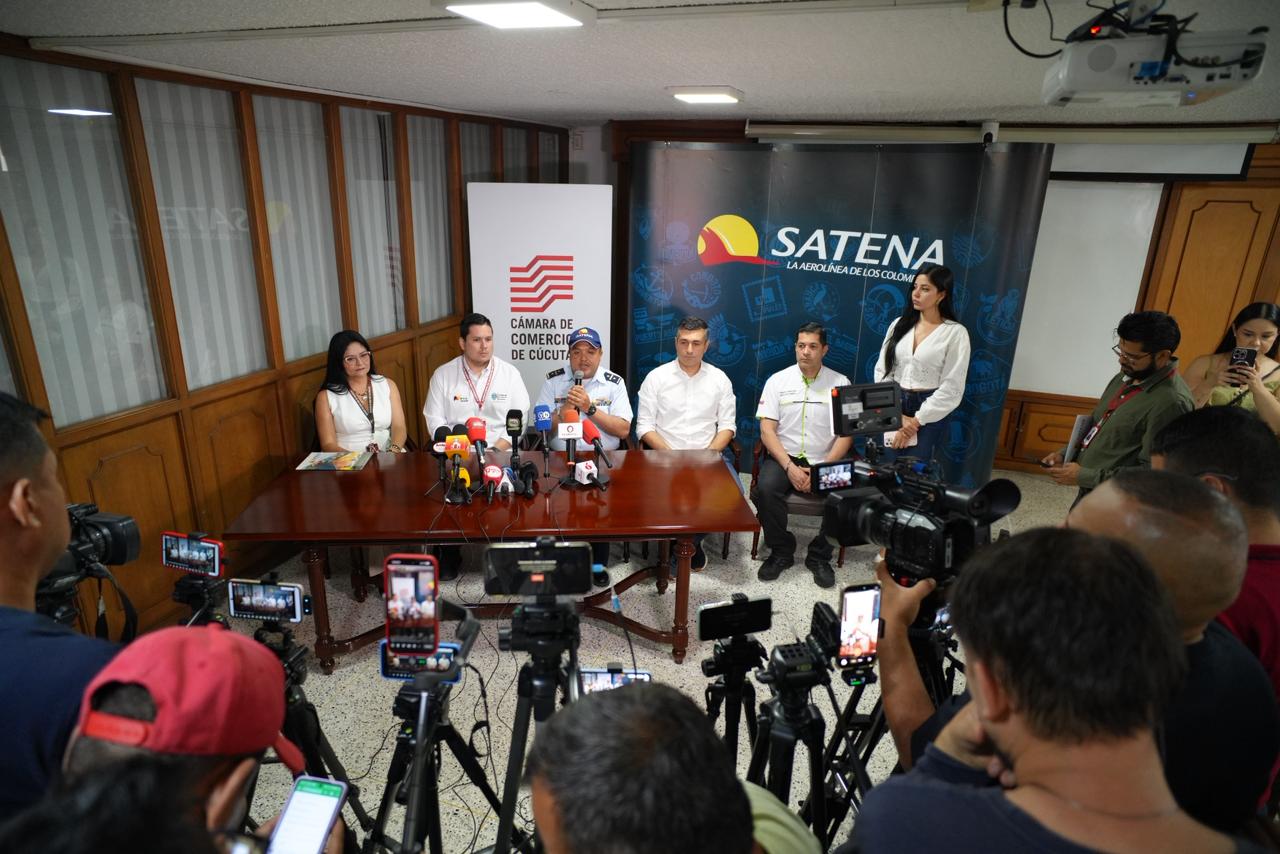 SATENA fortalece la conectividad aérea de Norte de Santander