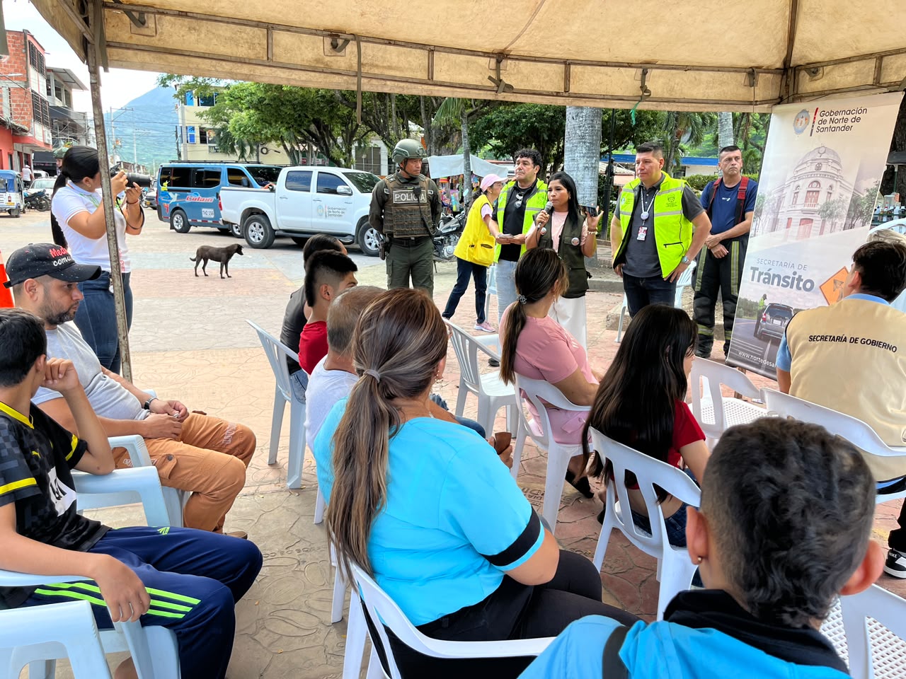 Estudiantes de Sardinata aprendieron seguridad vial con parque temático
