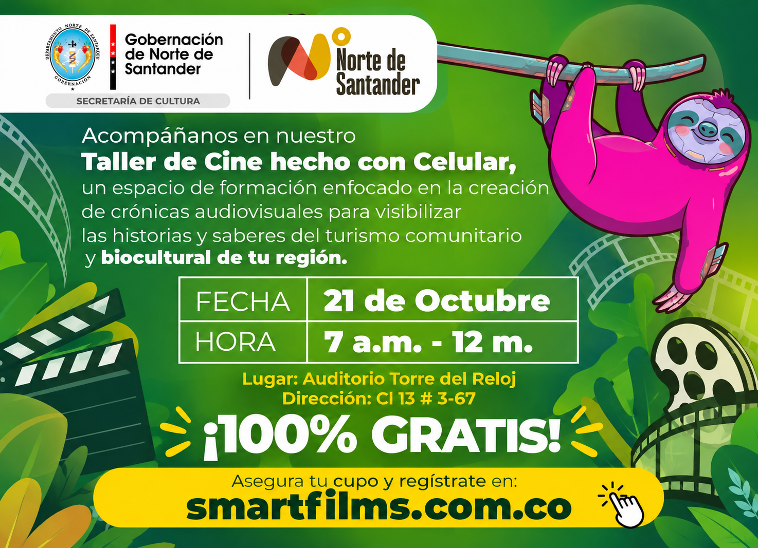 Norte de Santander contará sus historias con cine hecho en celular